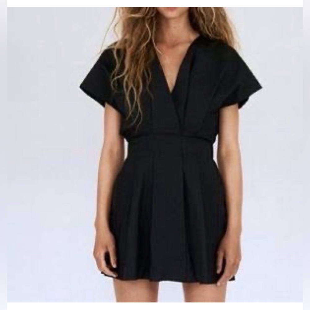 Zara mini poplin dress